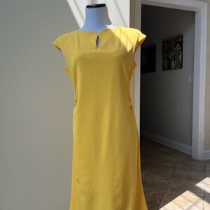 NWT Stylewe Yellow Midi Dress Size 8